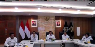Pengarahan via zoom oleh Direktur Jenderal Pemasyarakatan (Dirjenpas), Irjen Pol. Drs. Mashudi.