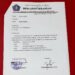 Foto: Surat penolakan pertemuan Forum KUB Perikanan Tangkap Krama Bendega Bintang Laut Kota Denpasar oleh Bendesa Adat Serangan. -Balitopik.com