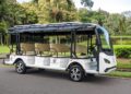 Ilustrasi shuttle bus listrik beroperasi di Sanur. -IST