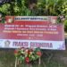 Karangan bunga dari Fraksi Gerindra DPRD Bali kepada Wayan Koster dan Giri Prasta. -Balitopik.com