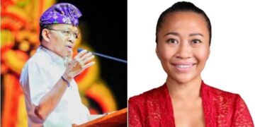 Kolase: Wayan Koster dan Ni Luh Djelantik. -Balitopik.com