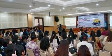 ANTARA saat membekali perwakilan pers mahasiswa dari sejumlah perguruan tinggi di Bali.