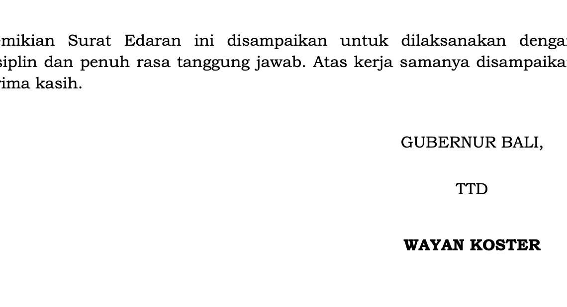 Tangkap Layar SE 07 Tahun 2025. -Balitopik.com