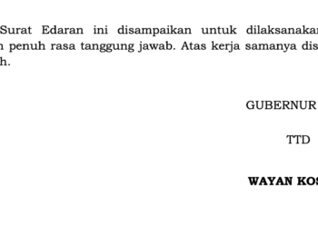 Tangkap Layar SE 07 Tahun 2025. -Balitopik.com