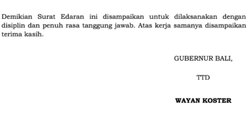 Tangkap Layar SE 07 Tahun 2025. -Balitopik.com