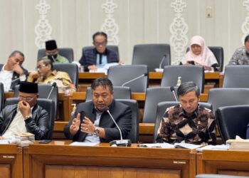 Nyoman Parta saat memberikan pandangan kepada Tim Ahli Perumus RUU Perkoperasian di Baleg DPR RI. -Dok.pribadi