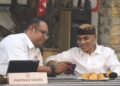 Ketua Umum dan Sekretaris Umum IKB Flobamora Bali. -Balitopik.com