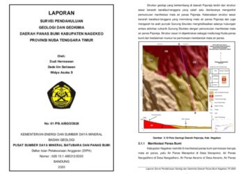 Tangkap layar file survei pendahuluan geologi dan geokimia daerah panas bumi di Kabupaten Nagekeo, NTT. -Balitopik.com