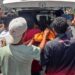 Proses evakuasi jasad Robinson Kaka ke Rumah Sakit Umum Prof. Ngoerah. -SAR Bali