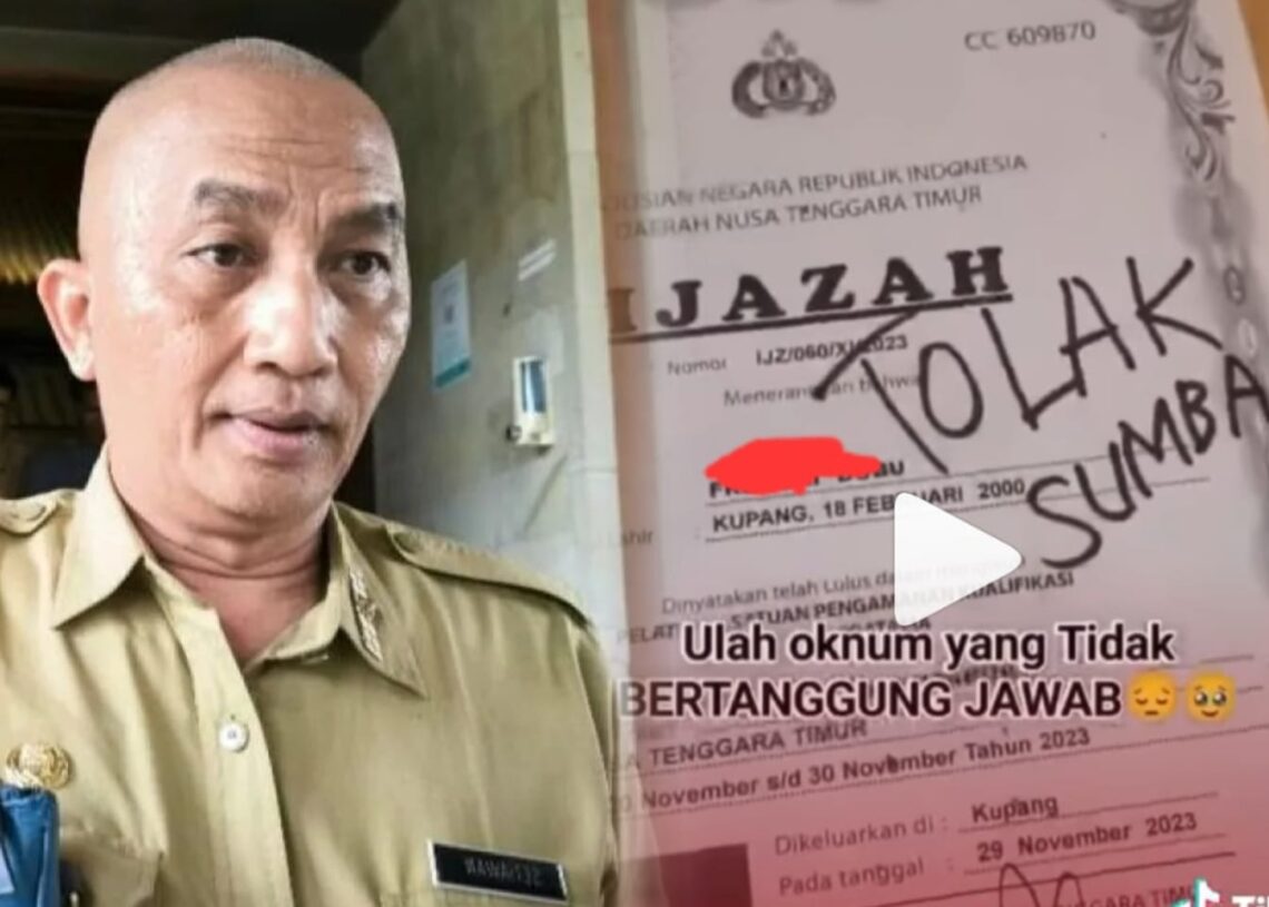Kolase: Kadisnaker dan ESDM Provinsi Bali, Ida Bagus Setiawan dan tangkap layar video yang viral. -Balitopik.com