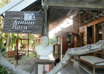 Taman Baca Kesiman. -Balitopik.com