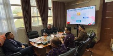 Pertemuan perwakilan BBF Bali, SumbaMedia HUB, Samsara Living Museum dan Tuksedo Studio dengan Giring Ganesha. Balitopik.com