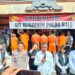 Konferensi pers penetapan 6 tersangka kasus pelecehan seksual terhadap 3 orang pemuda. Balitopik.com