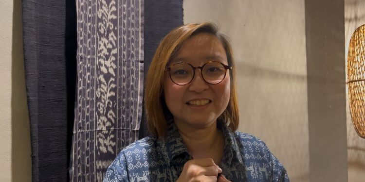 Wakil Menteri Ekonomi Irene Umar saat kunjungan ke Bali, Senin (26/5/2025). -Balitopik.com