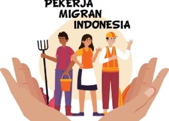 Pekerja Migran Indonesia. Ilustrasi