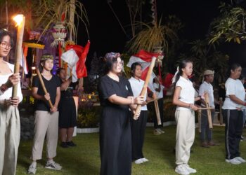 Ritual Pemulian Pancasila saat Pembukaan Rumah KaKek Festival 2025. -IST