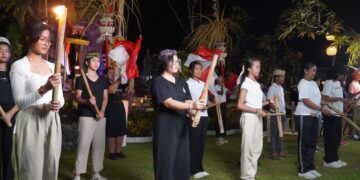 Ritual Pemulian Pancasila saat Pembukaan Rumah KaKek Festival 2025. -IST