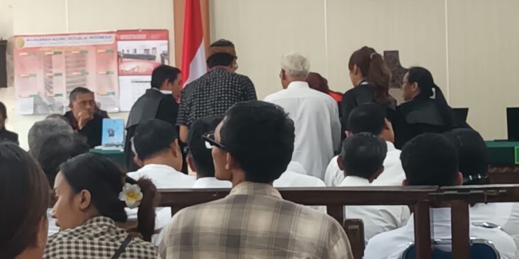 Suasana sidang di PN Denpasar. -IST