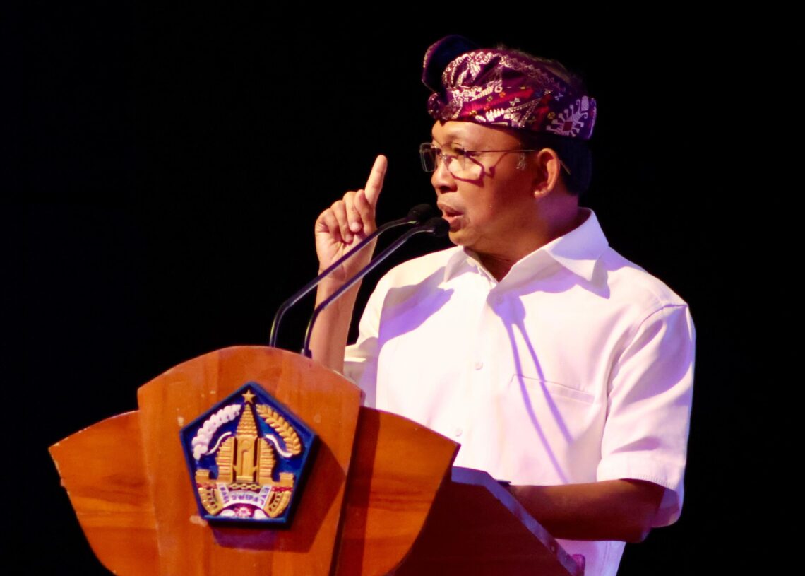 Gubernur Bali Wayan Koster.