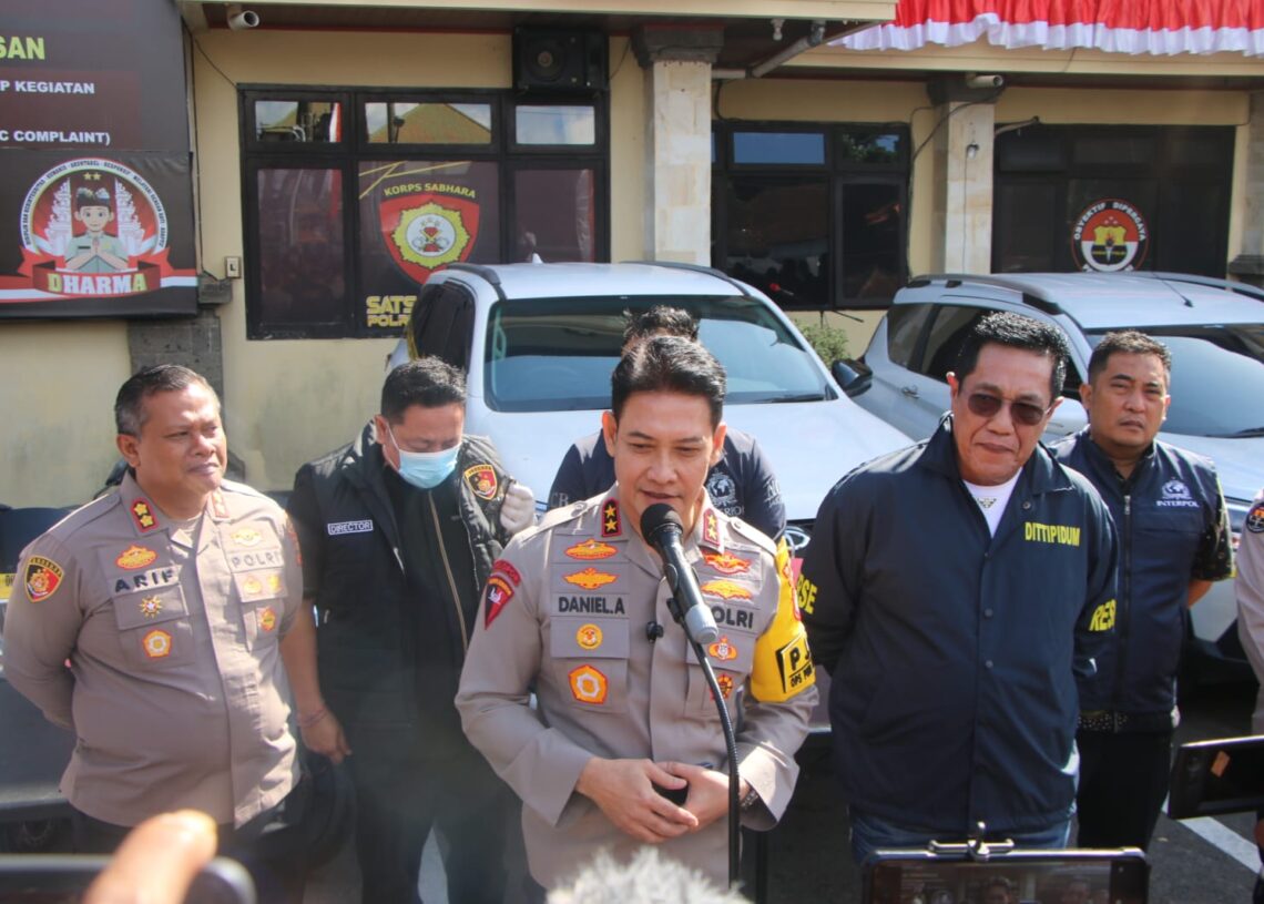 Kapolda Bali Irjen Pol Daniel Adityajaya. -Polda Bali