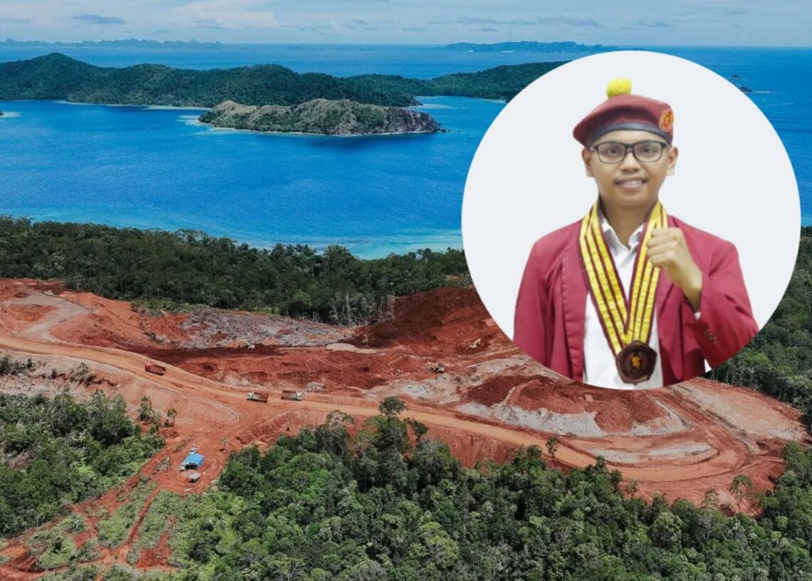 Kegiatan tambang di Pulau Gag (Foto/Dok/Greenpeace)