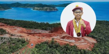 Kegiatan tambang di Pulau Gag (Foto/Dok/Greenpeace)