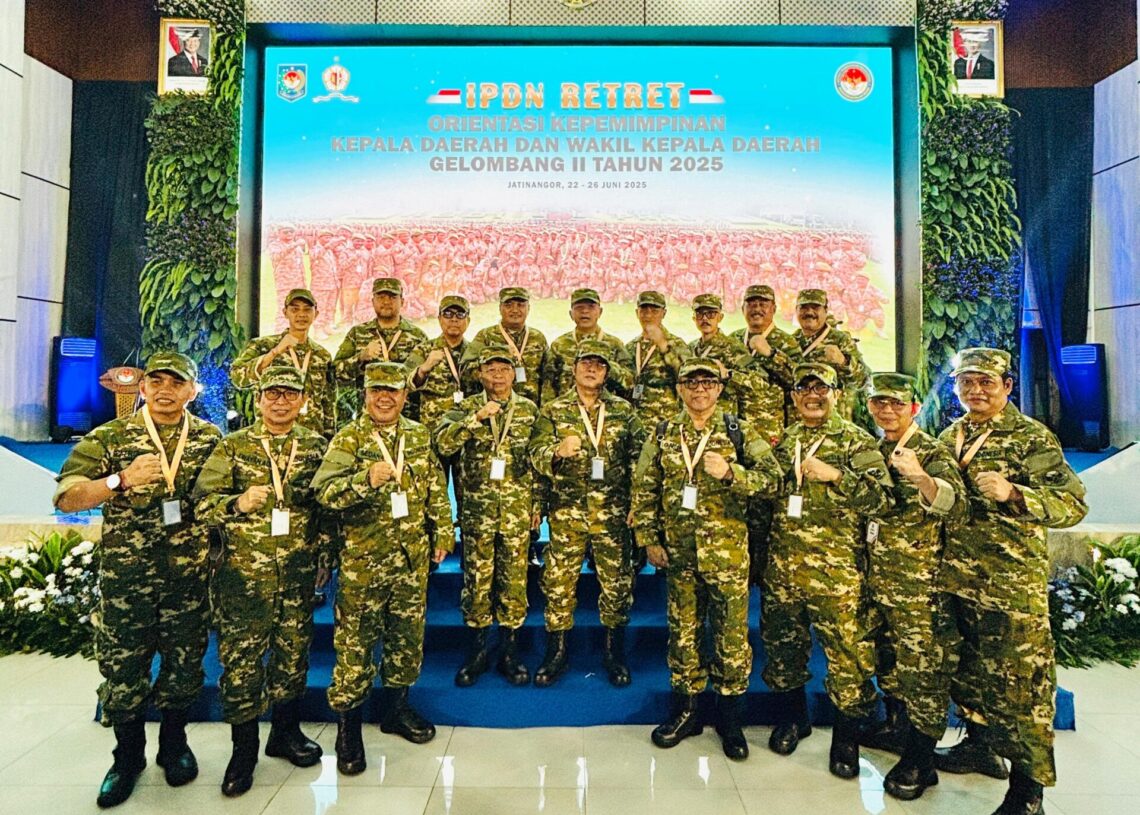 Kekompakan kepala daerah se-Bali saat mengikuti hari kedua retret kepala daerah gelombang II di Jawa Barat. -Dok.pribadi