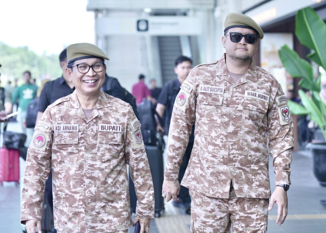 Bupati dan Wakil Bupati Badung I wayan Adi Arnawa dan Bagus Alit Sucipta. -Humas Badung