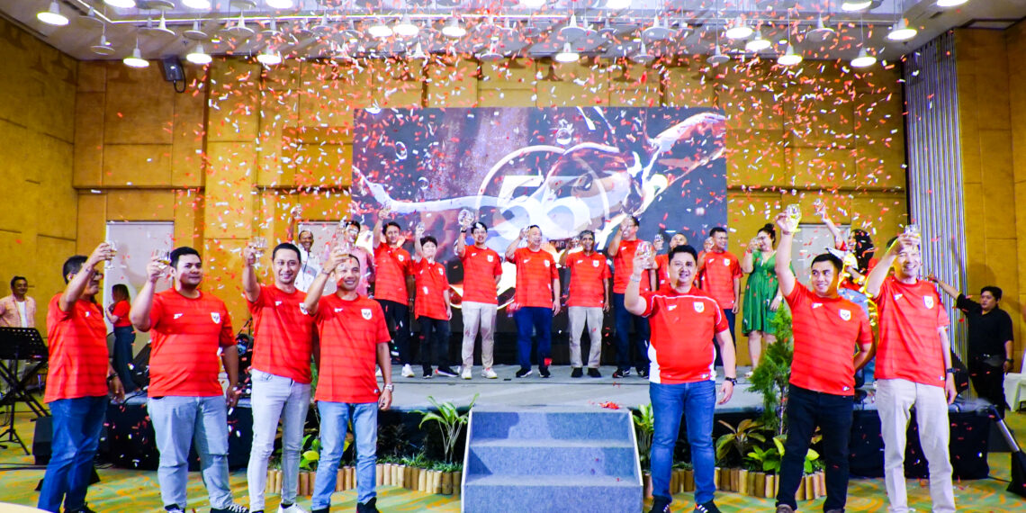 Seremoni perayaan 55 Tahun Mitsubishi Fuso di Denpasar. -Balitopik.com