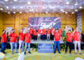 Seremoni perayaan 55 Tahun Mitsubishi Fuso di Denpasar. -Balitopik.com