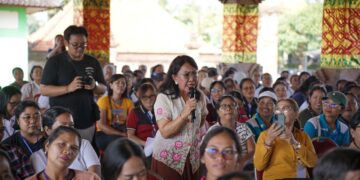 Tim sosialisasi makan bergizi gratis (MBG). -Balitopik.com