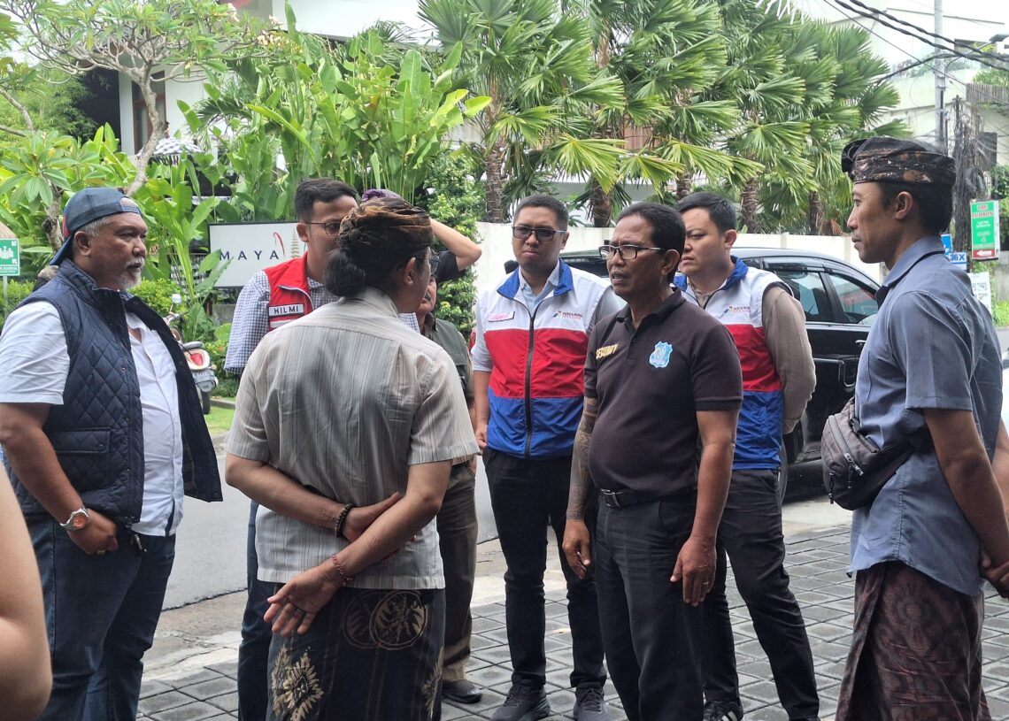 Tim Pengawas Terpadu saat lakukan sidak distribusi LPG di Badung.