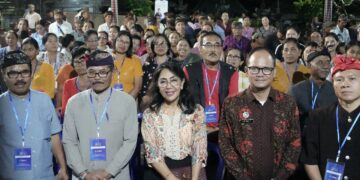 Tim sosialisasi program Makan Bergizi Gratis (MBG) saat di Desa Udisan Bali. -IST