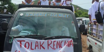 Warga Empat Kabupaten di Flores Geram Minta Cabut Kepmen ESDM Flores Jadi Pulau Geotermal. -Balitopik.com