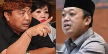 Kolase: I Nyoman Parta (kiri) dan Menteri ATR/BPN Nusron Wahid. -IST