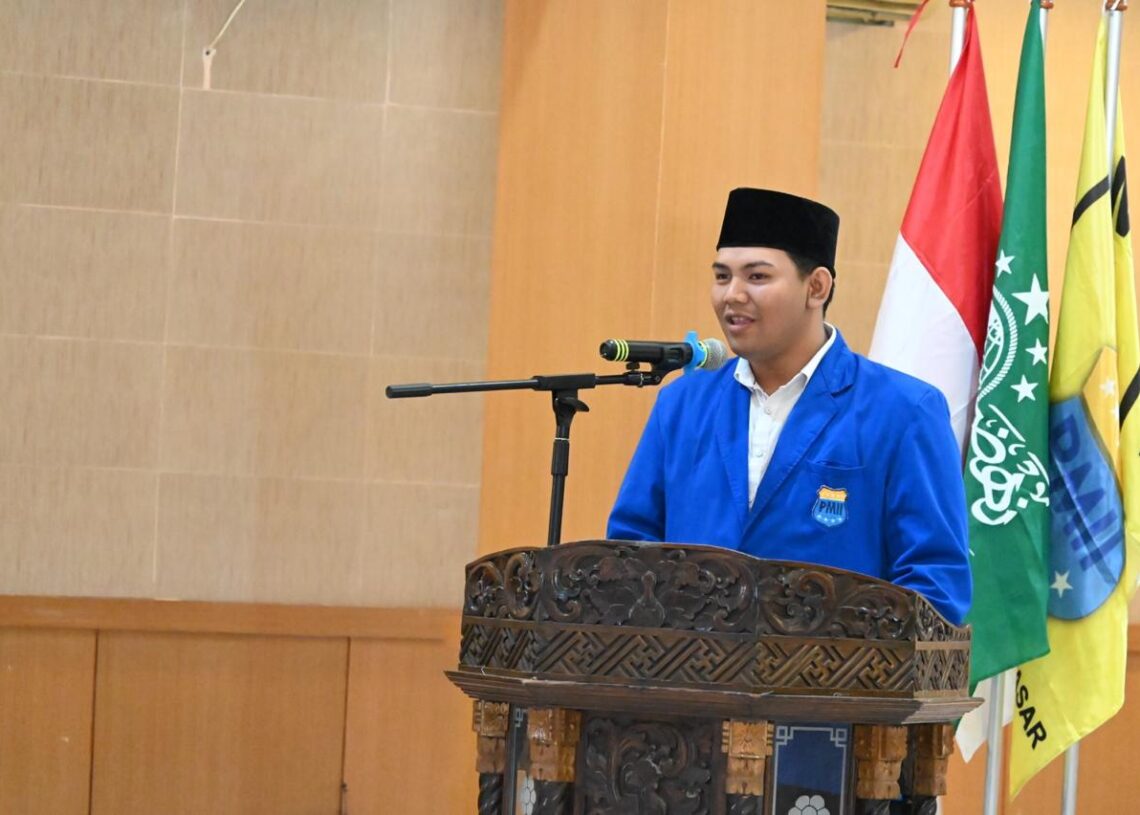 Ketua Pengurus Cabang Pergerakan Mahasiswa Islam Indonesia (PMII) Kota Denpasar, Teguh Alfaidzin. -IST/Balitopik.com
