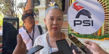 Kolase: Anggota DPRD Grace Anastasia Surya Widjaja dan logo baru PSI. Dok.pribadi