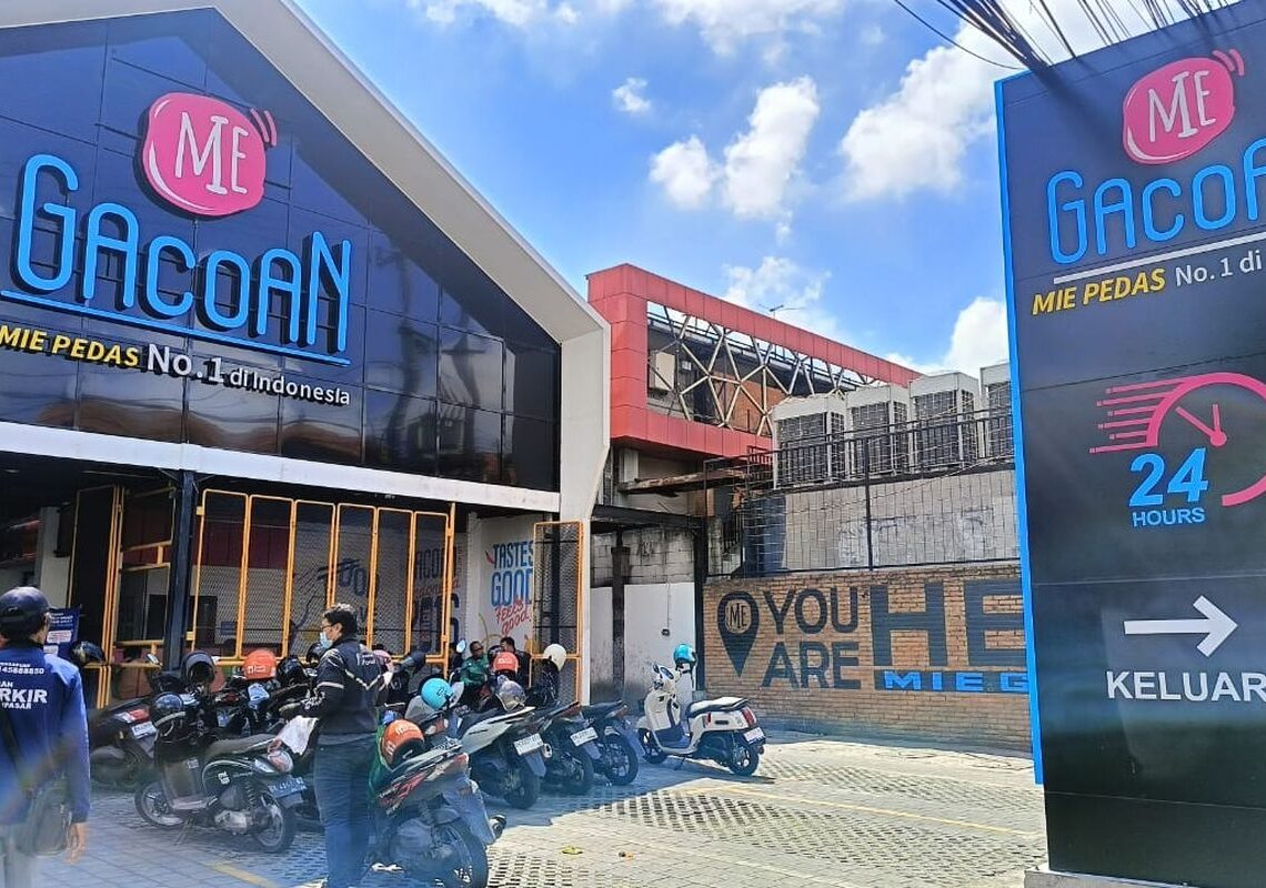 Salah satu outlet mie gacoan di Bali. -IST/Balitopik.com