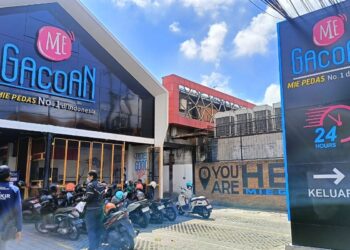 Salah satu outlet mie gacoan di Bali. -IST/Balitopik.com