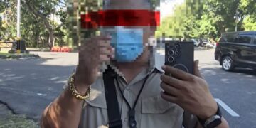 I Nyoman Sariana alias Dede saat berada di kawasan Renon, Denpasar Timur (1/7/2025). -IST