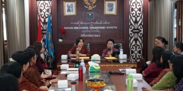 Rapat Wanita Hindu Dharma Indonesia (WHDI) se-Bali di Renon Selasa (15/7/2025). -IST