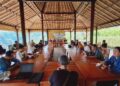 Suasana rapat kerja PENA NTT periode 2025-2028 di Melangit Bali Adventure, Klungkung. -Dokumen PENA NTT