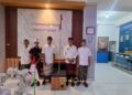 Automatic Flag Indor saat dipamerkan di SMK TI Bali Global Badung. -Balitopik.com