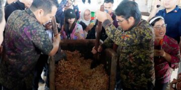 Wakil Gubernur Bali, I Nyoman Giri Prasta saat acara Launching Desa BISA. -IST/Balitopik.com