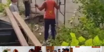 Kolase: Gubernur Bali Wayan Koster dan Bupati Badung I Wayan Adi Arnawa memanggil manajemen GWK dan potret persiapan pembongkaran tembok GWK. -Balitopik.com