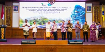 Akselerasi Infrastruktur Jalan, Pemkab Badung Teken Perjanjian Pinjaman Daerah Dengan PT SMI. -Balitopik.com