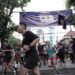 Peserta Fun Run HUT ke-14 NasDem Bali di Denpasar. -Balitopik.com