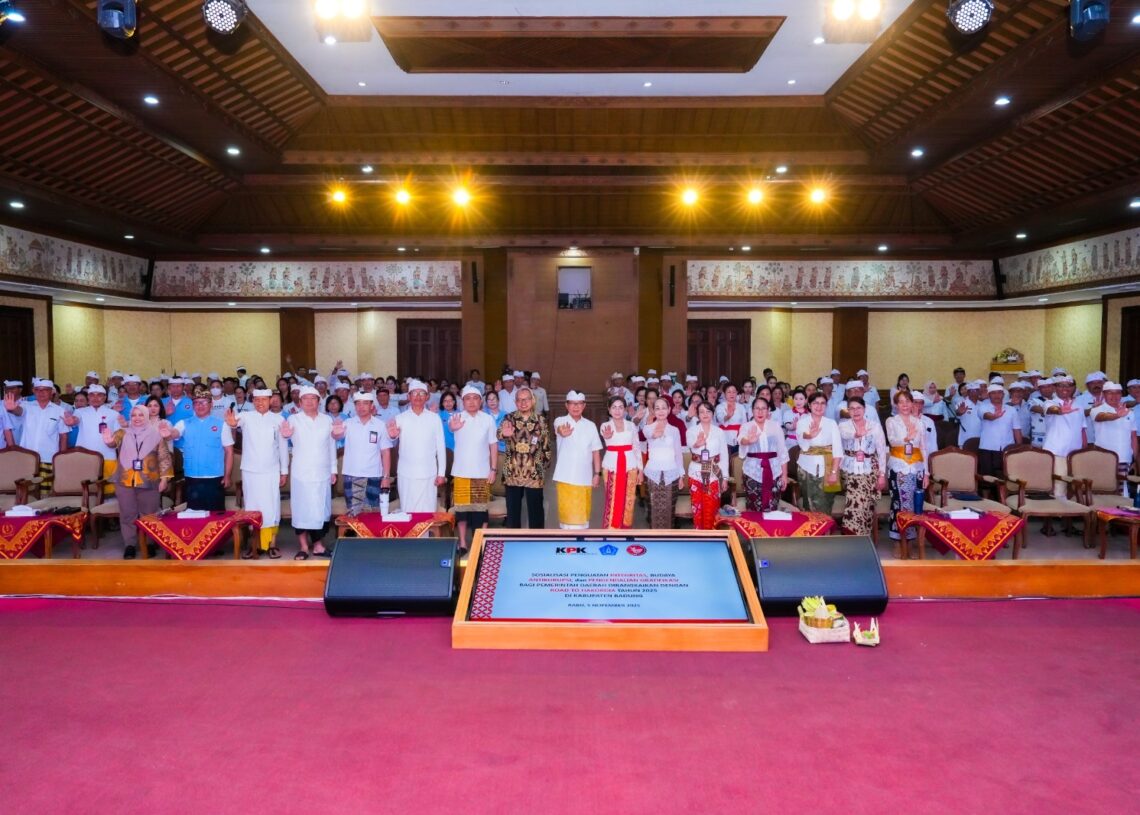 Pemkab Badung dan KPK RI Sosialisasi Penguatan Integritas, Budaya Antikorupsi dan Pengendalian Gratifikasi. -IST/Balitopik.com