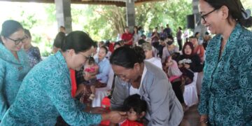 Sekretaris I Tim Penggerak PKK Provinsi Bali, Ny. Seniasih Giri Prasta. -Balitopik.com