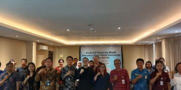 Kick Off Meeting Studi Kelayakan Elektrifikasi Kendaraan di Hotel Four Star by Trans Hotel Renon. -Balitopik.com